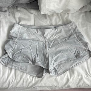 White lululemon shorts